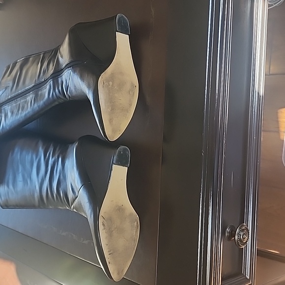 Ann taylor black Claudia style boots with wedge about 3 inches. - Picture 7 of 7